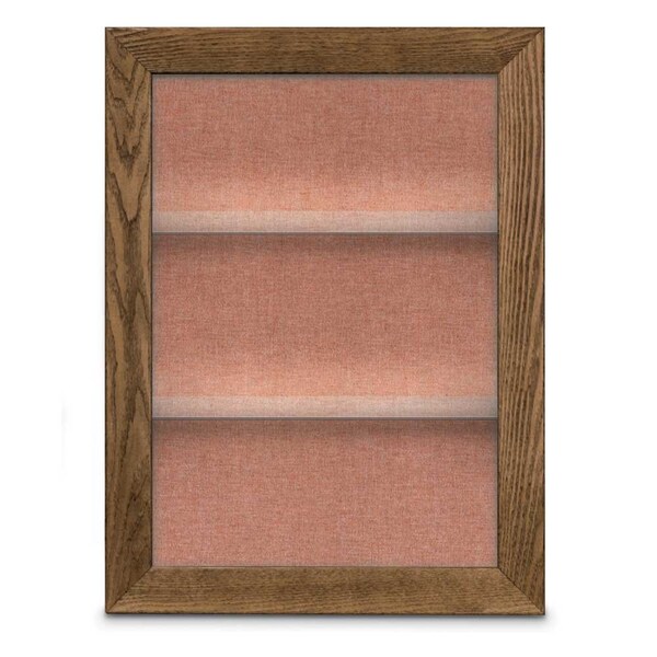 Outdoor Enclosed Combo Board, 42"x32", Black Frame/Green & Cobalt